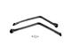 Fuel Tank Straps for Side Mount Tank; Black (53-55 F-100, F-250, F-350)