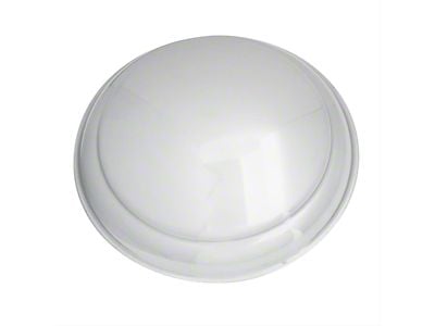 Plain Moon Style Hub Cap; Stainless Steel; 8-1/8-Inch Diameter (48-56 F1, F-100, F2, F-250, F3, F-350, F4)