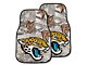 Carpet Front Floor Mats with Jacksonville Jaguars Logo; Camo (Universal; Some Adaptation May Be Required)