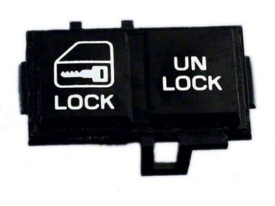 Door Lock Switch, Left, 1984-1985