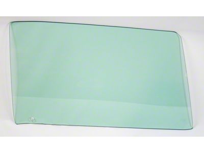 Door Glass; Green Tint; Passenger Side (1967 Firebird)