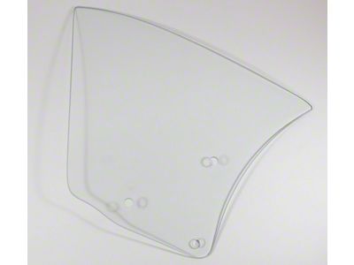 Quarter Glass; Clear; Driver Side (68-69 Firebird Coupe)