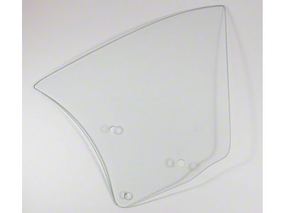 Quarter Glass; Clear; Passenger Side (68-69 Firebird Coupe)