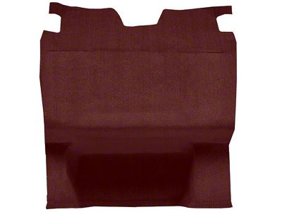 Rear Cargo/Hatch Area Cutpile Carpet with Mass Backing; Maroon (1990 Firebird)