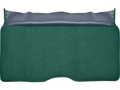 Rear Fold Down Seat Loop Carpet; Aqua/Turquoise (1967 Firebird)