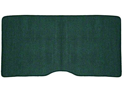 Rear Fold Down Seat Loop Carpet; Aqua/Turquoise (68-69 Firebird)