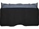 Rear Fold Down Seat Loop Carpet; Black (1967 Firebird)