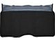 Rear Fold Down Seat Loop Carpet; Black (68-69 Firebird)