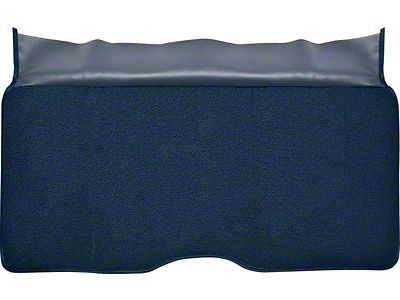 Rear Fold Down Seat Loop Carpet; Dark Blue (68-69 Firebird)