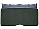 Rear Fold Down Seat Loop Carpet; Dark Green (68-69 Firebird)