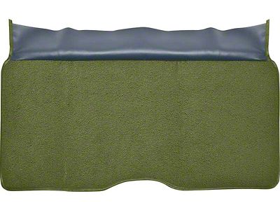 Rear Fold Down Seat Loop Carpet; Moss Green (68-69 Firebird)