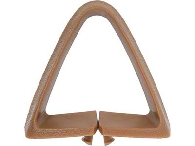 Triangle Bucket Seat Belt Guide; Buckskin (73-81 Firebird)