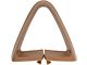 Triangle Bucket Seat Belt Guide; Buckskin (73-81 Firebird)