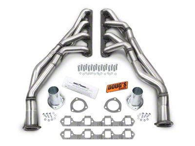 1-5/8-Inch Tri-Y Headers; Stainless Steel (62-64 260/289 V8 Ranchero w/ Automatic Transmission)