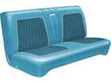 Front Bench Seat Cover - Falcon Futura & Sprint Convertible- 2 Tone Blue L-1761 With L-1763 Inserts