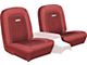 Front Bucket Seat Covers - Falcon Futura, Sprint 2-Door & Ranchero - Red L-1377