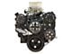 Front Drive System, Small Block Chevy, Black Silverline, NO AC with Power Steering