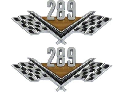 289 Fender Emblem-pair