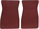 Front Floor Mats Only, Ranchero, 1966-1971