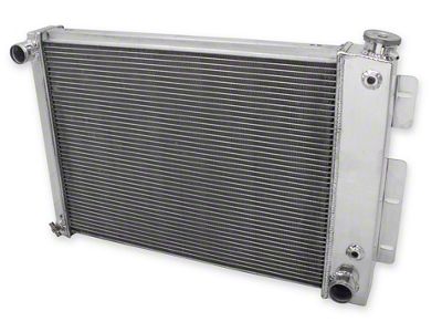 Frostbite Aluminum CrossFlow Radiator with 23-Inch Wide Core; 3-Row (67-69 V8 Camaro)