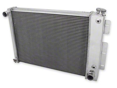 Frostbite Aluminum CrossFlow Radiator with 23-Inch Wide Core; 4-Row (67-69 V8 Camaro)