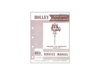 Holley Distributor Manual/ 31 Pgs