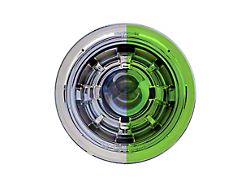 5.75-Inch Headlamp Protection Covers; Green