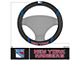 Steering Wheel Cover with New York Rangers Logo; Black (Universal; Some Adaptation May Be Required)