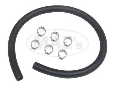 Scott Drake Fuel Line Rubber Hose & Clamp Kit, 5/16, Ford & Mercury