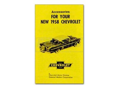 1958 Car Accessory Brochure