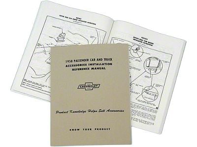 Full Size Chevy Accessory Installation Reference Manual, 1958