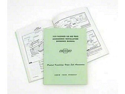 Full Size Chevy Accessory Installation Reference Manual, 1959