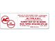 Full Size Chevy Air Cleaner Service Decal, 3 x 2 Barrel Carburetors, 348ci, 1958-1961