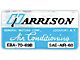 Full Size Chevy Air Conditioning Evaporation Decal, Harrison, 1969