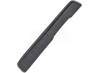 Full Size Chevy Arm Rest Pad, Vinyl Wrapped, Left, Black For 2-Door, 1968-1970