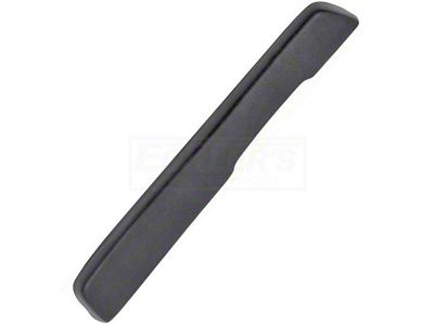 Full Size Chevy Arm Rest Pad, Vinyl Wrapped, Right, Black For 2-Door, 1968-1970