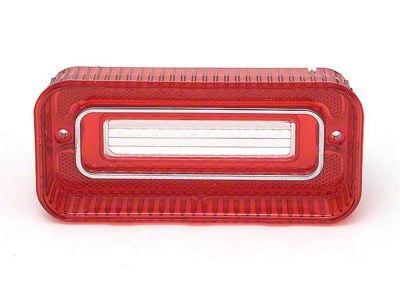 Full Size Chevy Back-Up Light Lens, With Ornament, 1969