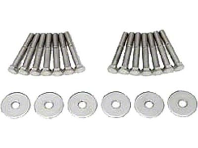 Full Size Chevy Body Mounting Bolt & Washer Set, Stainless Steel, Convertible, 1965-1966 (Impala Convertible)