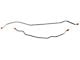 Full Size Chevy Brake Line Set, Rear Axle, Stainless Steel,1971-1973