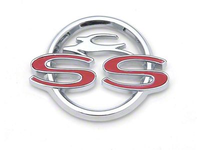 Full Size Chevy Console Emblem, Impala SS, 1963