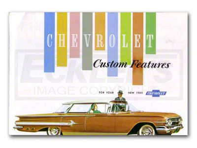 1960 Chevy Car Color Accessory Brochure