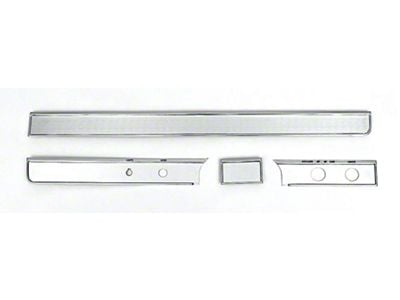 Full Size Chevy Dash Trim Set, For Cars Without Air Conditioning, Impala, 1965-1966