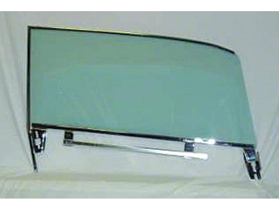 Full Size Chevy Door Glass Assembly, Left, Clear, 1961-1962Bel Air & 1961 Impala Hardtop (Impala Sports Coupe, Two-Door)