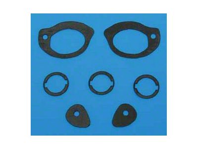 Full Size Chevy Door Handle & Door Lock & Trunk Lock Gaskets, 1963-1964