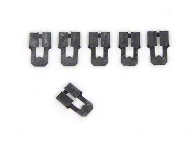 Full Size Chevy Door Latch Rod Clip Set, 1964-1969