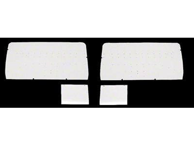 Dr/Qtr Panel Mylar Water Shields,2Dr Hdtp,63-64 (Impala Sports Coupe, Two-Door)