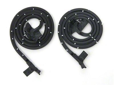 Full Size Chevy Door Weatherstrip, 2-Door Hardtop & Convertible, 1967-1968