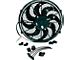 Full Size Chevy Electric Cooling Fan, Reversible 14, Black, 1958-1972