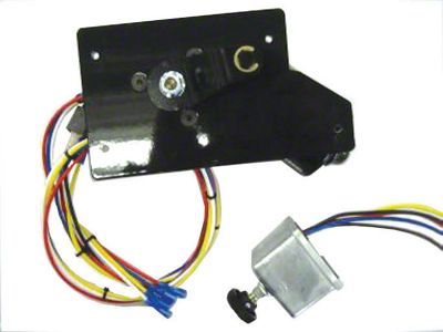 Electric Wiper Motor,Replacement,W/Delay Switch,1958