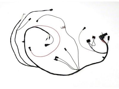 Full Size Chevy Engine & Starter Wiring Harness, For Cars With Manual Transmission, 6-Cylinder, 1970